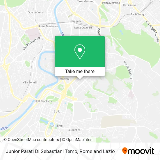 Junior Parati Di Sebastiani Temo map