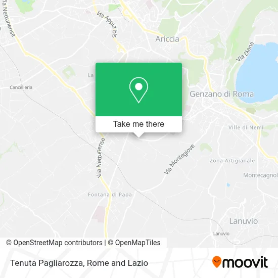 Tenuta Pagliarozza map