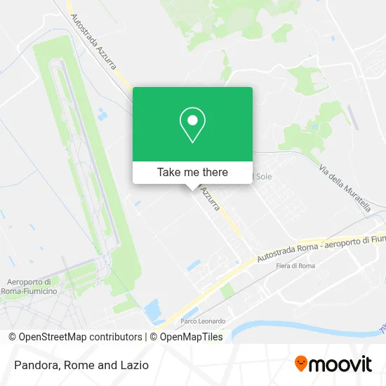 Pandora map
