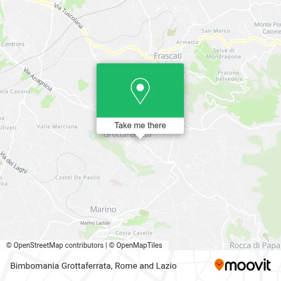 Bimbomania Grottaferrata map