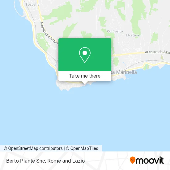 Berto Piante Snc map