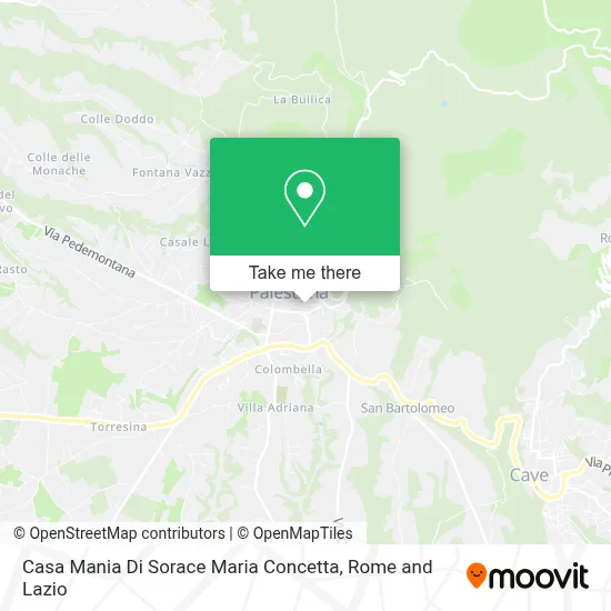 Casa Mania Di Sorace Maria Concetta map