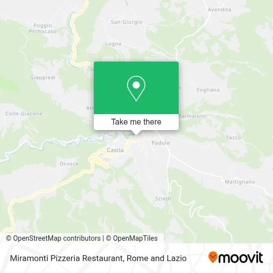 Miramonti Pizzeria Restaurant map
