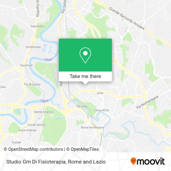 Studio Gm Di Fisioterapia map