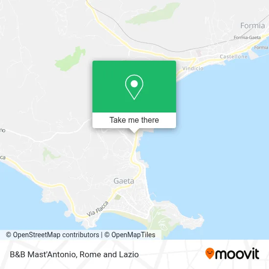 B&B Mast'Antonio map