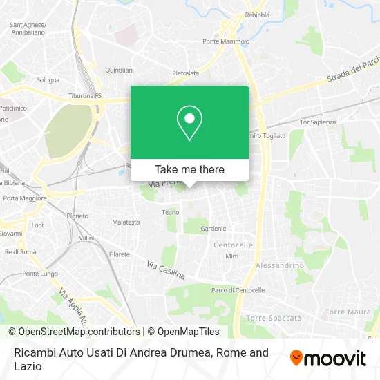 Ricambi Auto Usati Di Andrea Drumea map