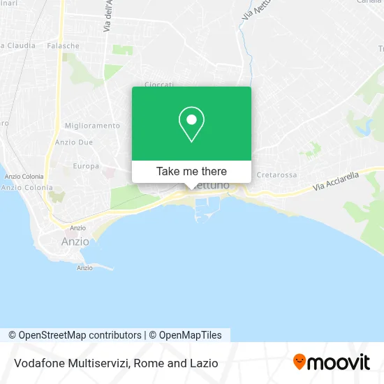 Vodafone Multiservizi map