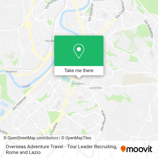 Overseas Adventure Travel - Tour Leader Recruiting map