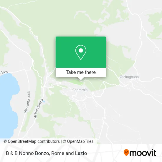 B & B Nonno Bonzo map
