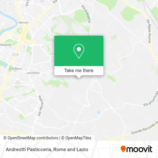 Andreotti Pasticceria map