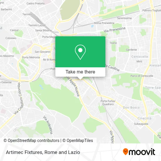 Artimec Fixtures map