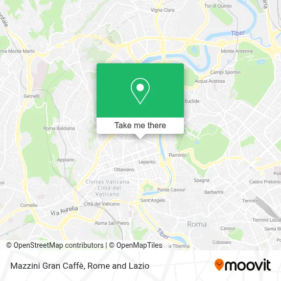 Mazzini Gran Caffè map