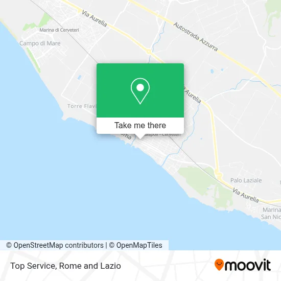 Top Service map