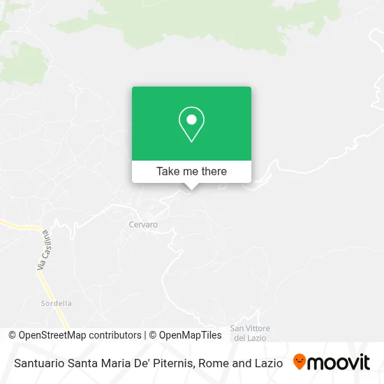 Santuario Santa Maria De' Piternis map