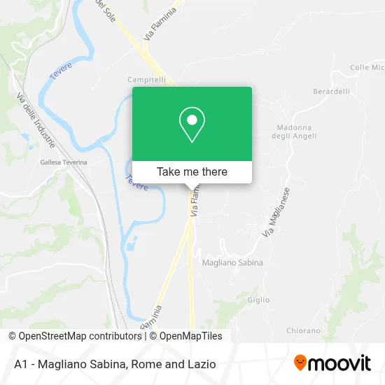 A1 - Magliano Sabina map