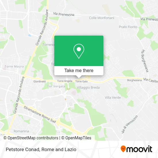 Petstore Conad map