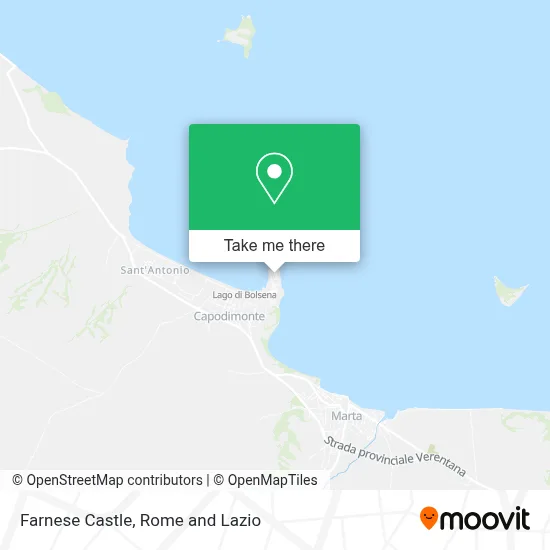 Farnese Castle map