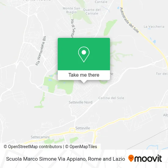 Scuola Marco Simone Via Appiano map