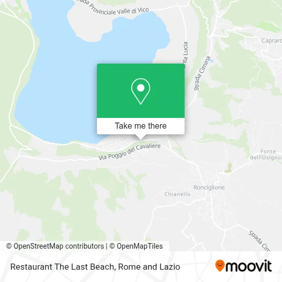Restaurant The Last Beach map