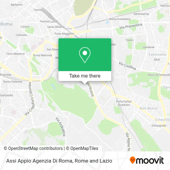 Assi Appio Agenzia Di Roma map