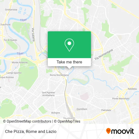Che Pizza map