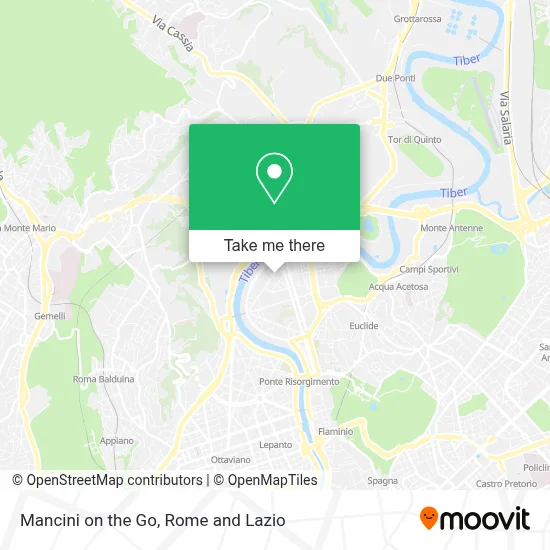 Mancini on the Go map