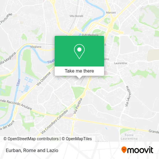 Eurban map