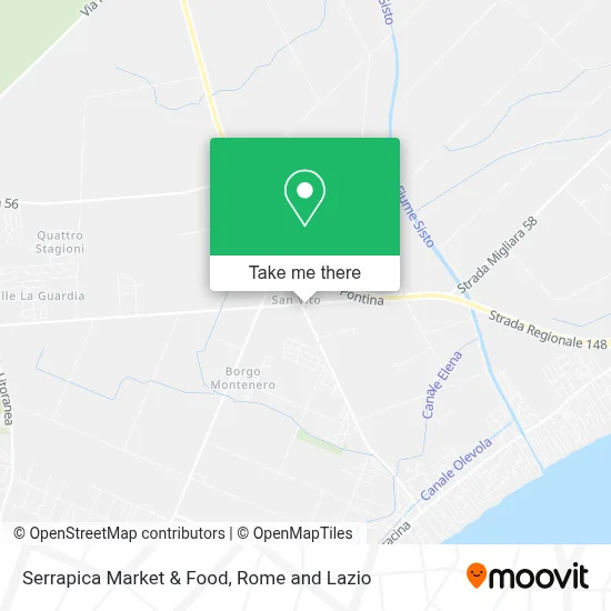 Serrapica Market & Food map