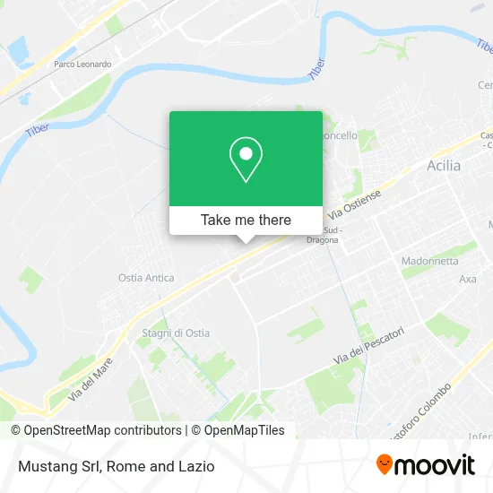 Mustang Srl map