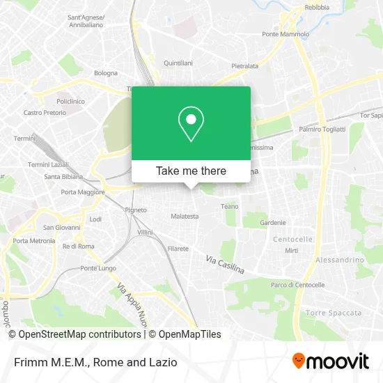 Frimm M.E.M. map