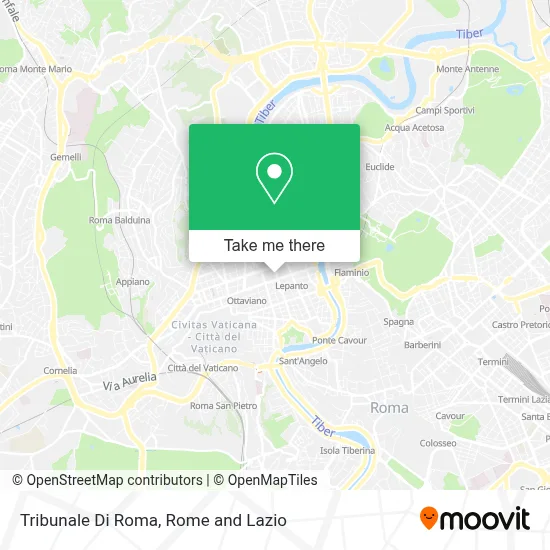 Tribunale Di Roma map