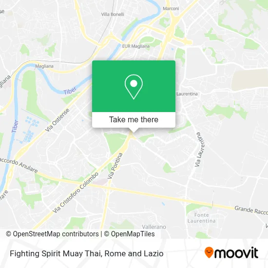 Fighting Spirit Muay Thai map