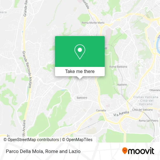 Parco Della Mola map