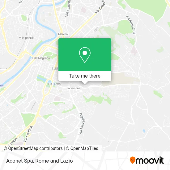 Aconet Spa map