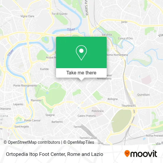 Ortopedia Itop Foot Center map