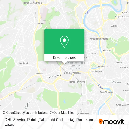 DHL Service Point (Tabacchi Cartoleria) map