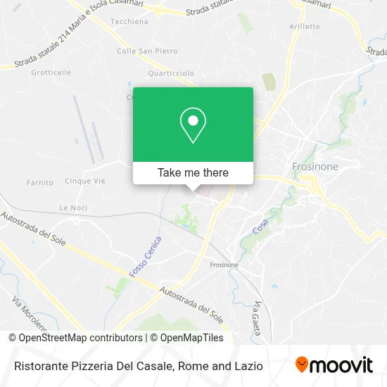 Ristorante Pizzeria Del Casale map