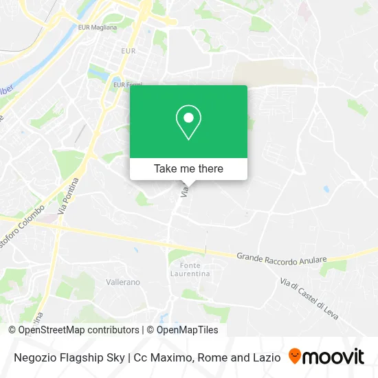 Negozio Flagship Sky | Cc Maximo map