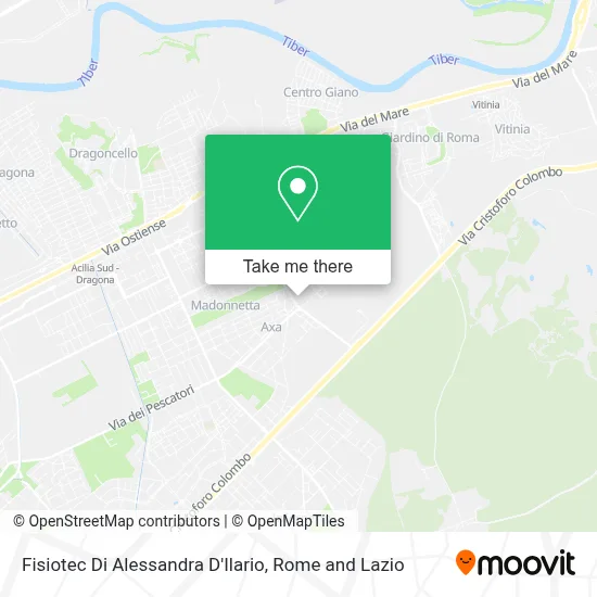 Fisiotec Di Alessandra D'Ilario map