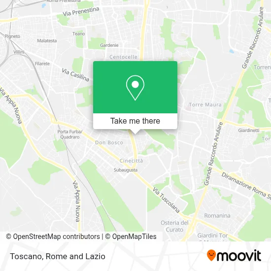 Toscano map