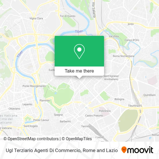 Ugl Terziario Agenti Di Commercio map