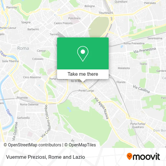 Vuemme Preziosi map