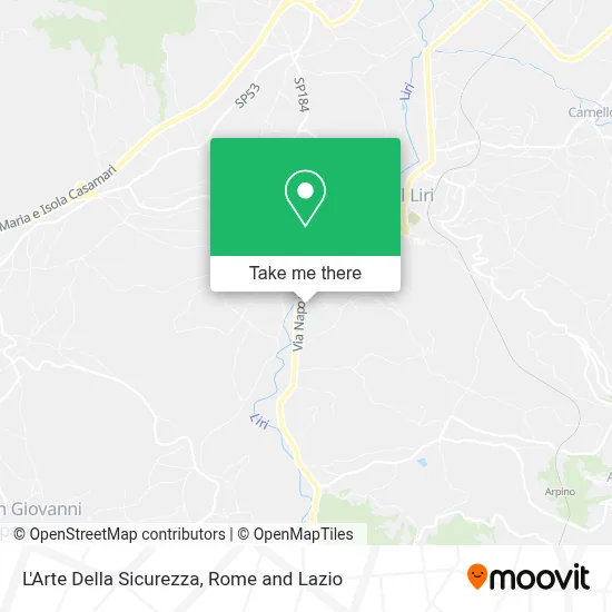 L'Arte Della Sicurezza map