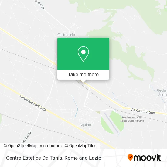 Centro Estetice Da Tania map