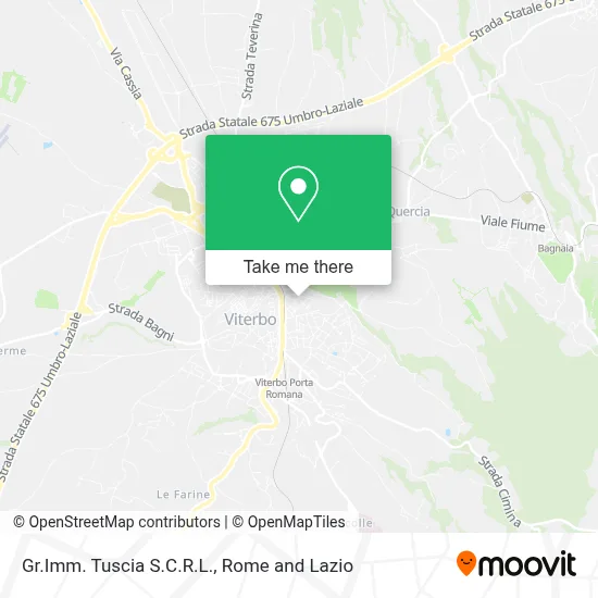 Gr.Imm. Tuscia S.C.R.L. map