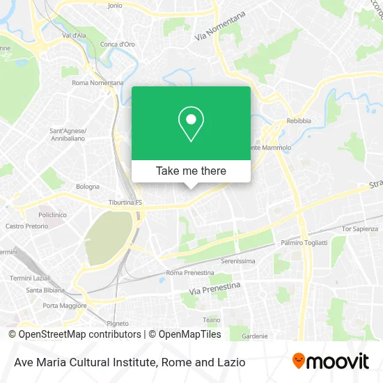 Ave Maria Cultural Institute map