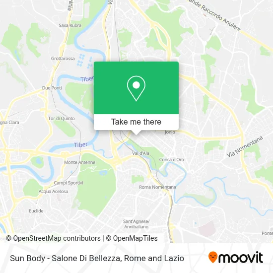 Sun Body - Salone Di Bellezza map