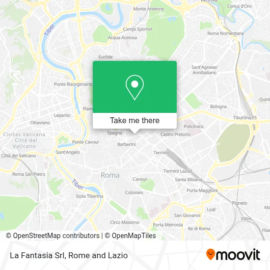La Fantasia Srl map
