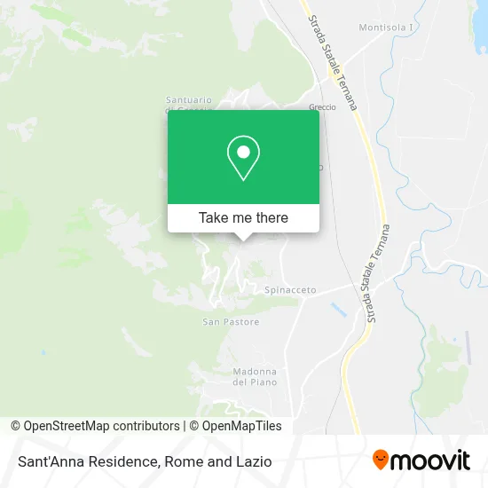 Sant'Anna Residence map