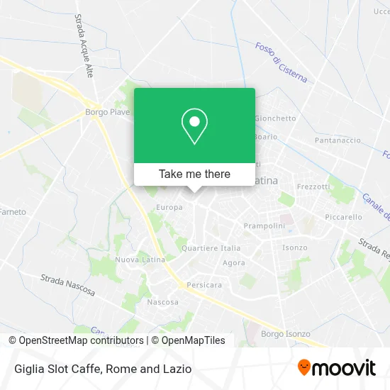 Giglia Slot Caffe map